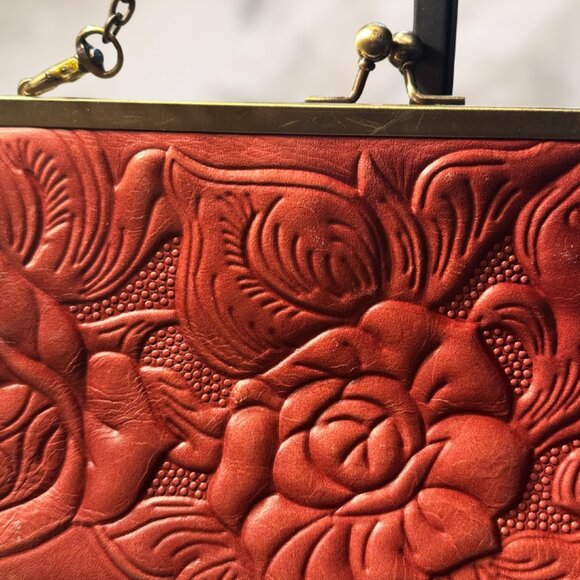Patricia Nash Potenaz Frame Crossbody Clutch in Tooled Florence - Picture 2 of 5